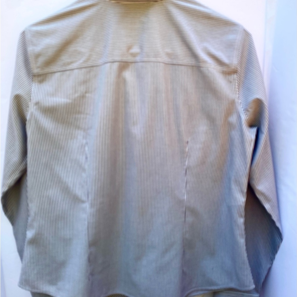 Preppy Jones New York Stripped Button-Down SHIRT no-iron Size 12 - Picture 4 of 12